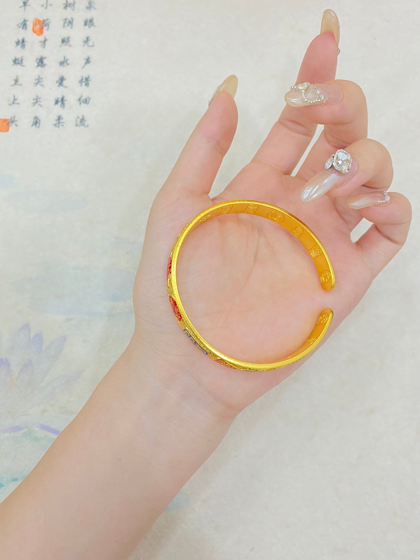 Auspicious Charm Enamel