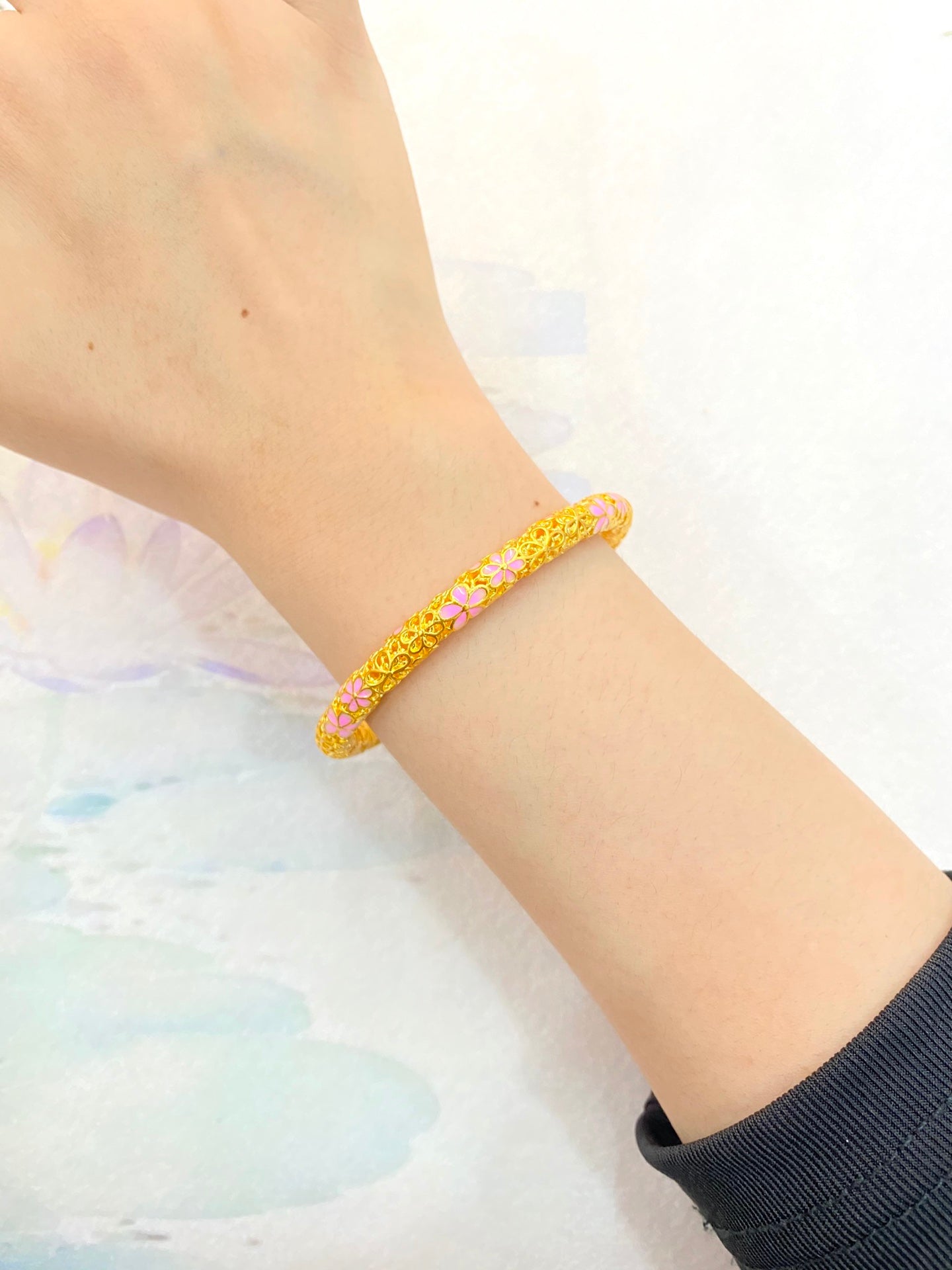 Peach Blossom Round Bracelet