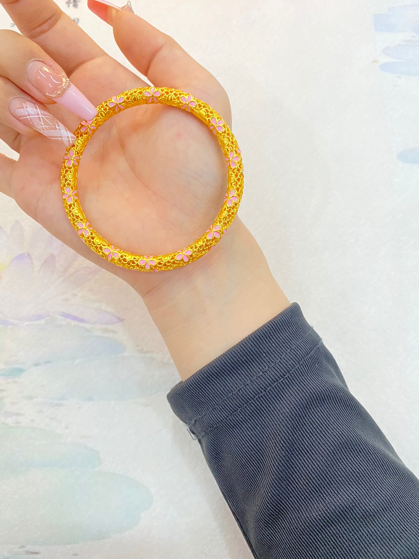 Peach Blossom Round Bracelet