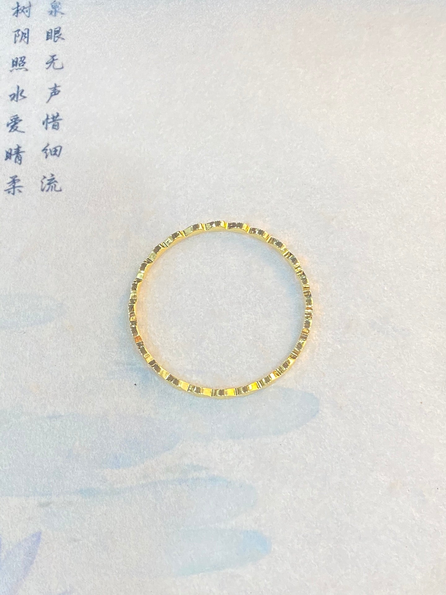 Water droplet ring bracelet