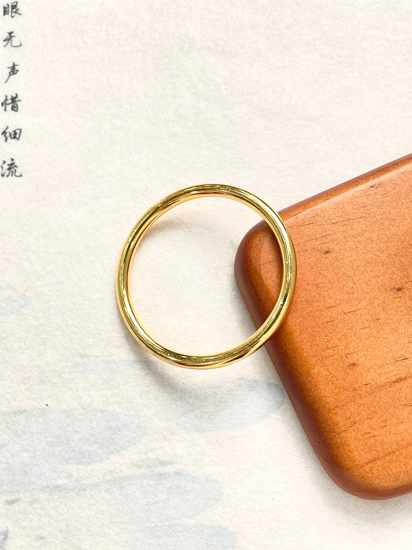 Plain ring bracelet(light52)