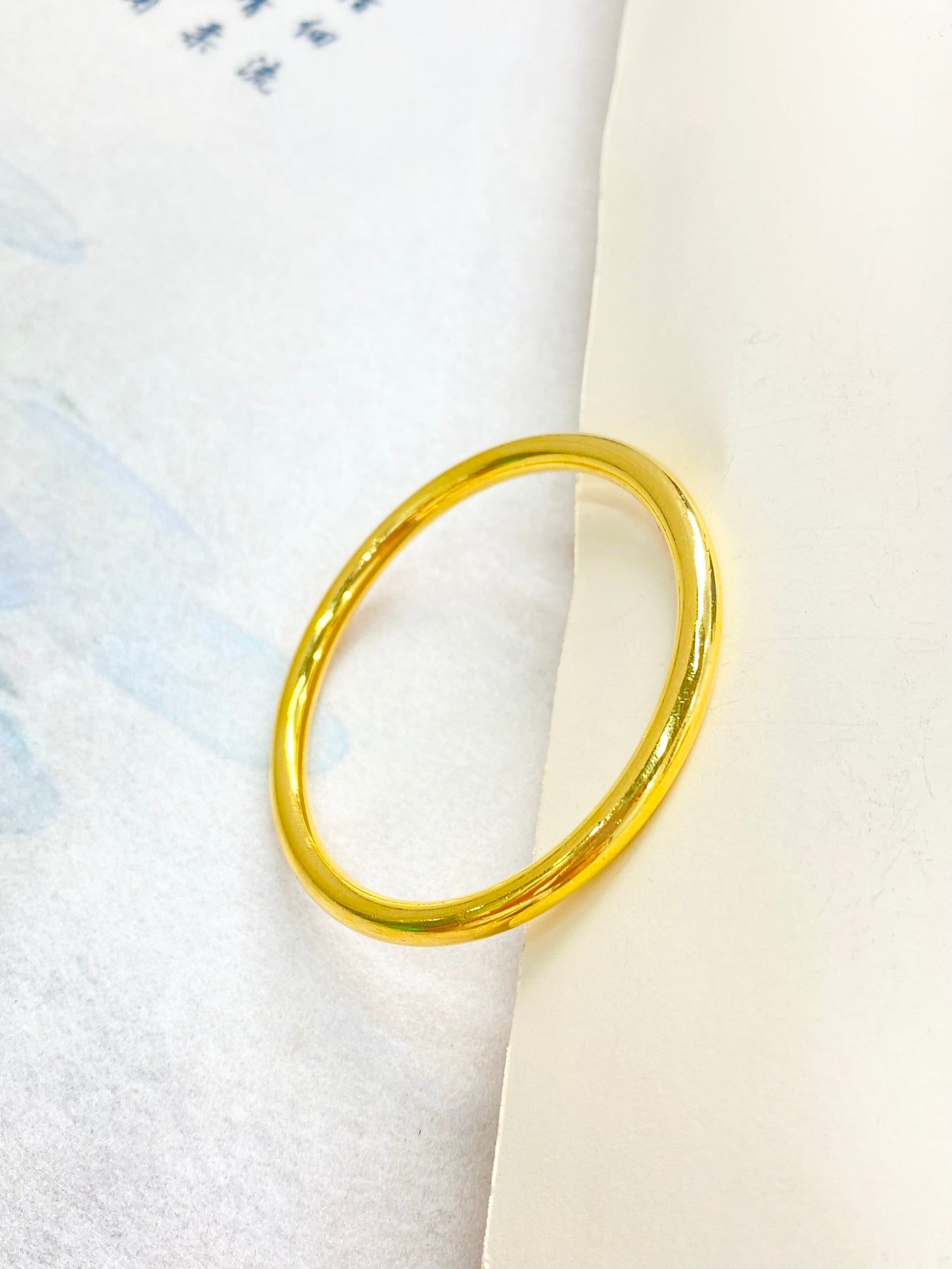 Plain ring bracelet(light52)
