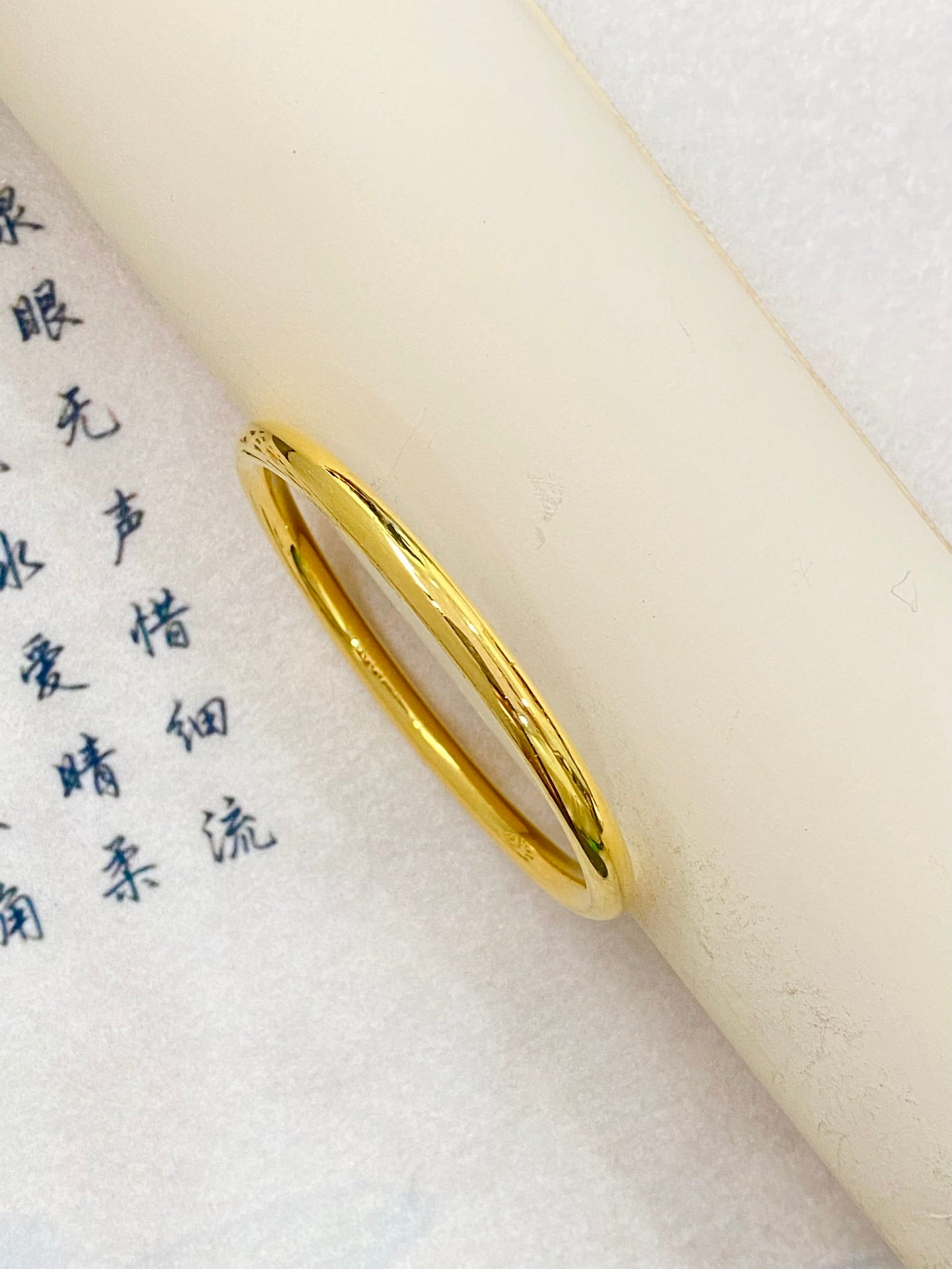 Plain ring bracelet(light52)