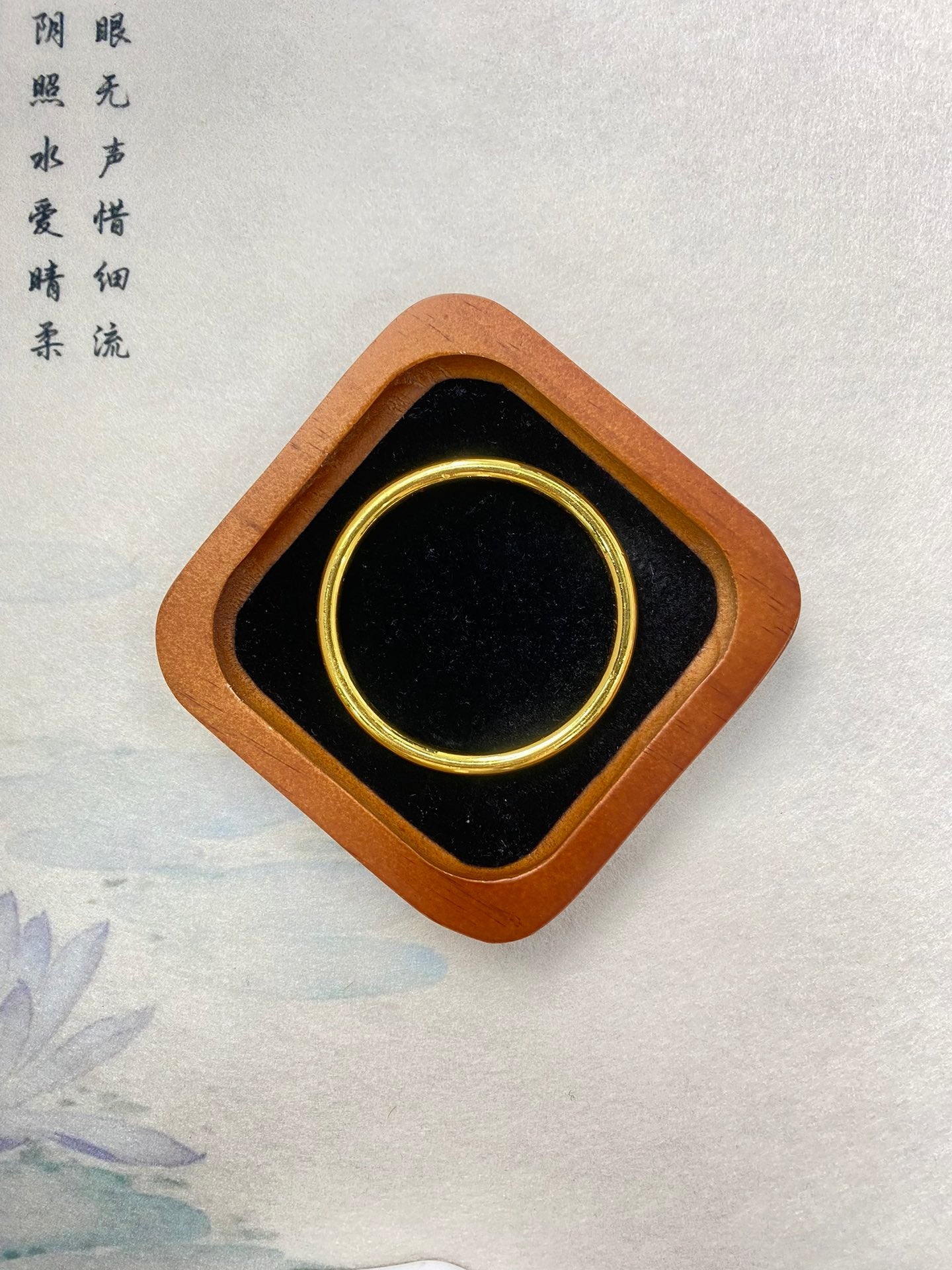 Plain ring bracelet(light52)