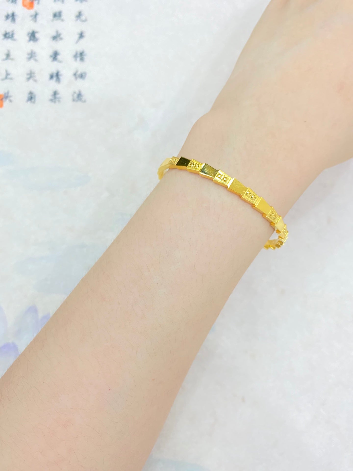 Snake bone bracelet