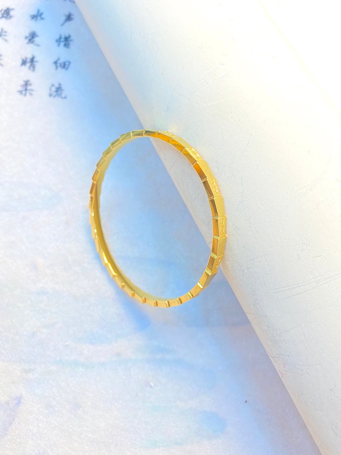 Snake bone bracelet