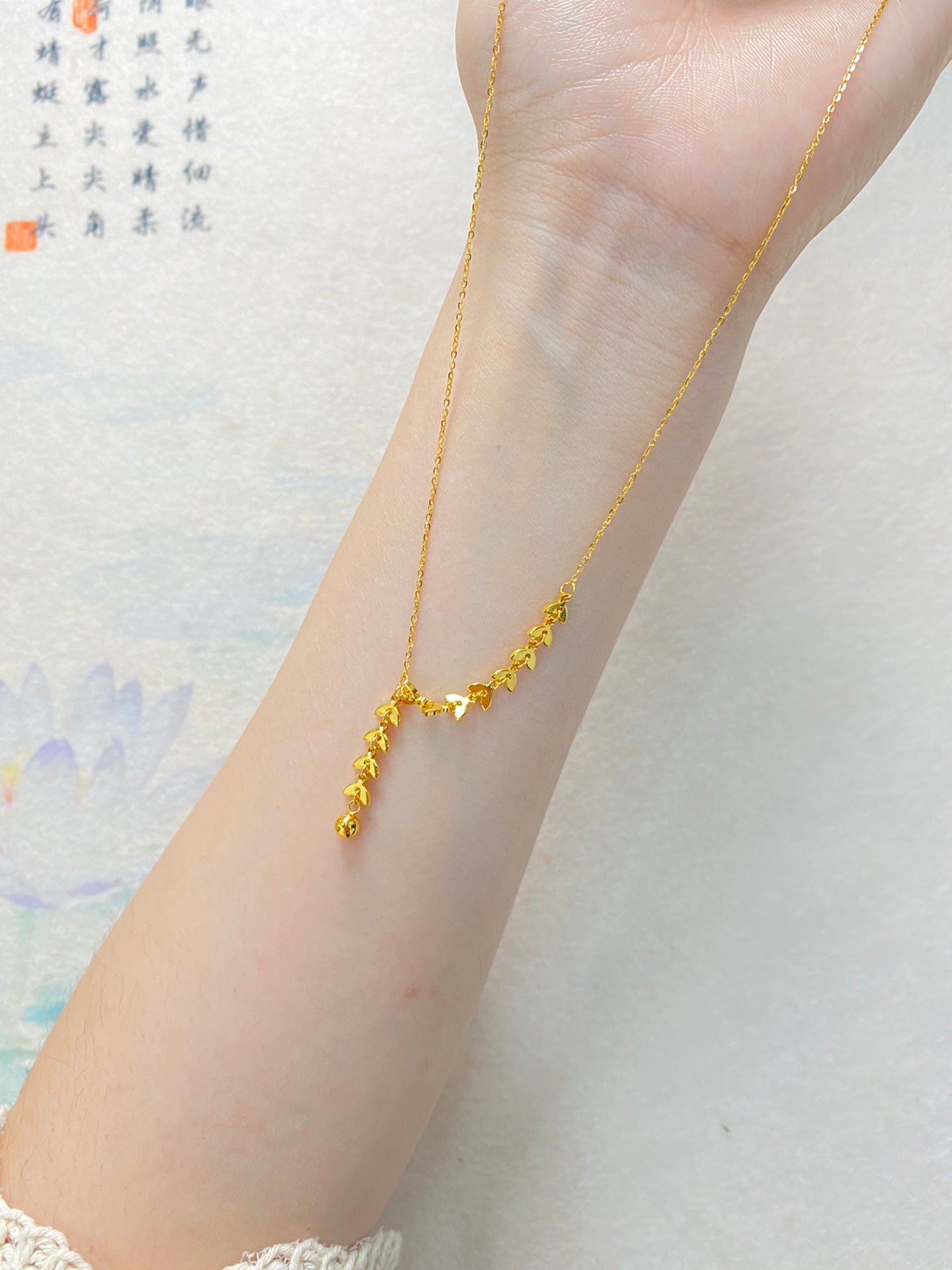 Wheat ear necklace
