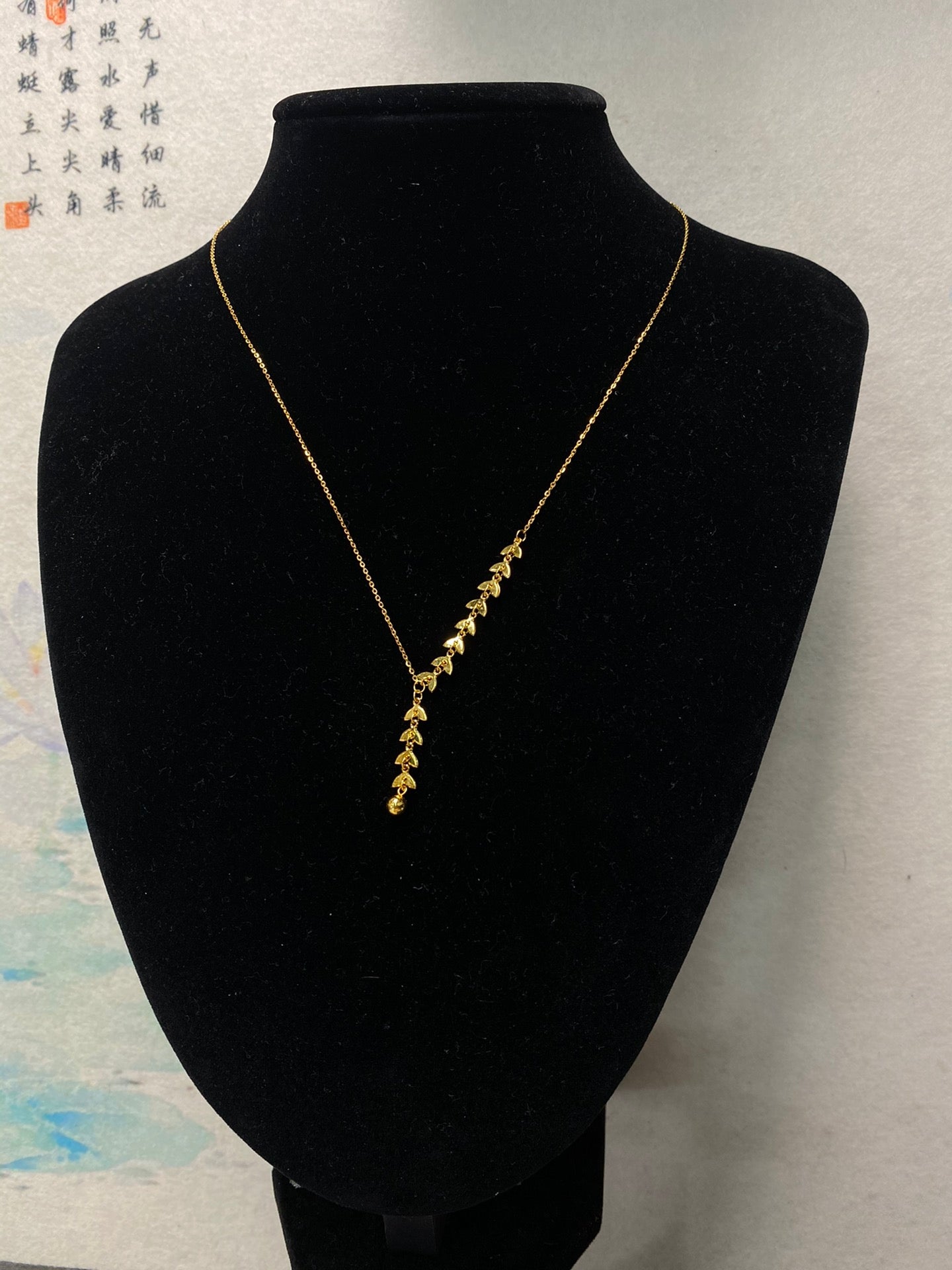 Wheat ear necklace