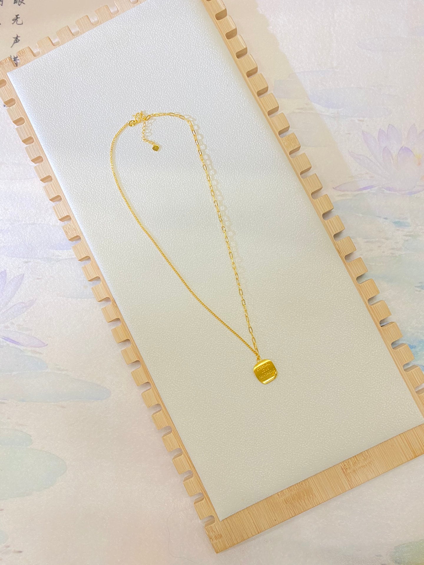 Curled Love Letter Necklace