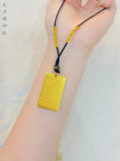 Heart Sutra Buddha Hand Pendant