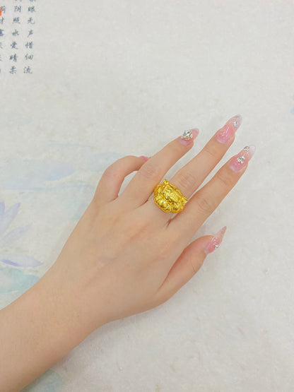 Tiger Head Ring
