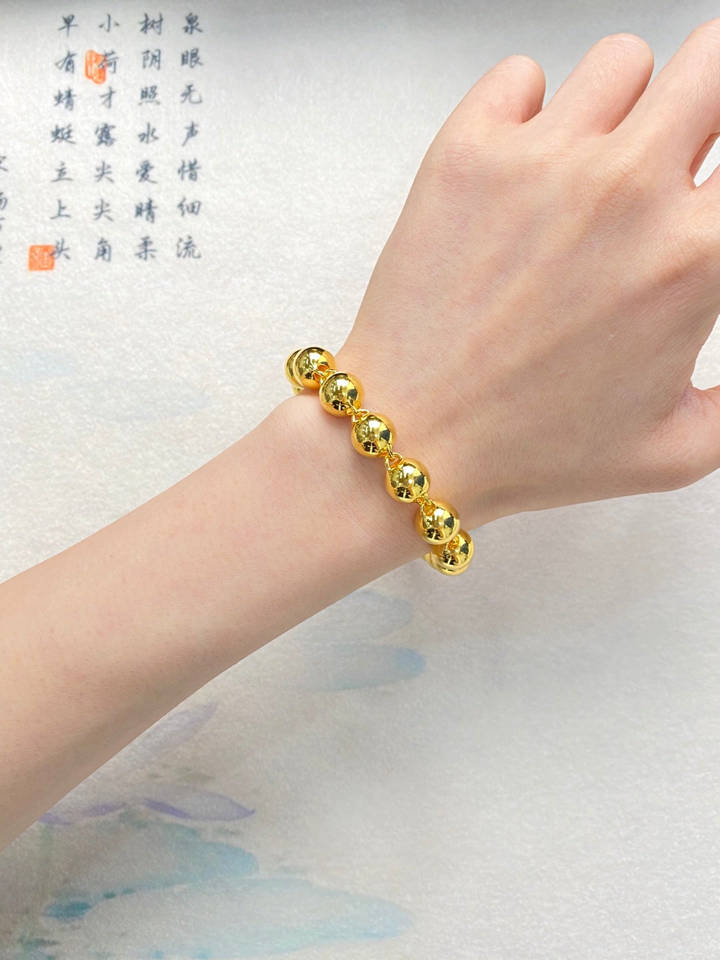 Light bead bracelet