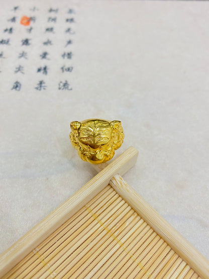 Tiger Head Ring