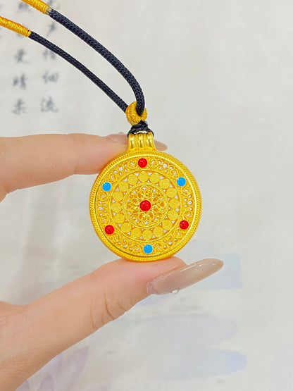Ping An Joy Compass Pendant