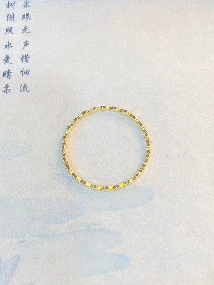 Water droplet ring bracelet
