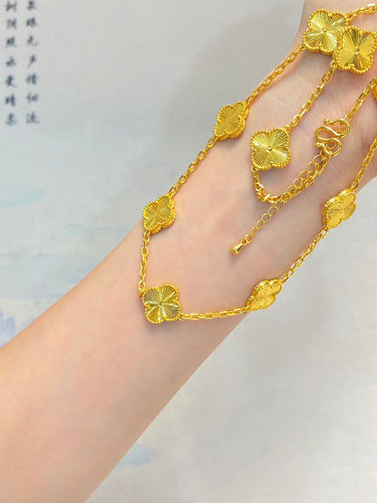 Four leaf clover necklace