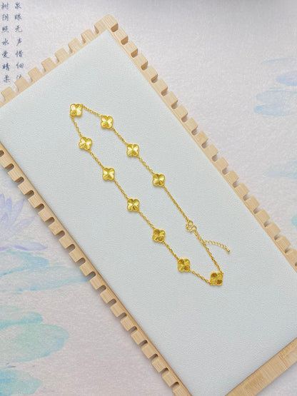 Four leaf clover necklace