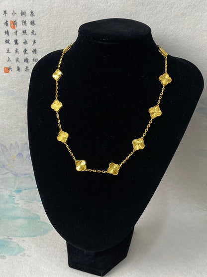 Four leaf clover necklace
