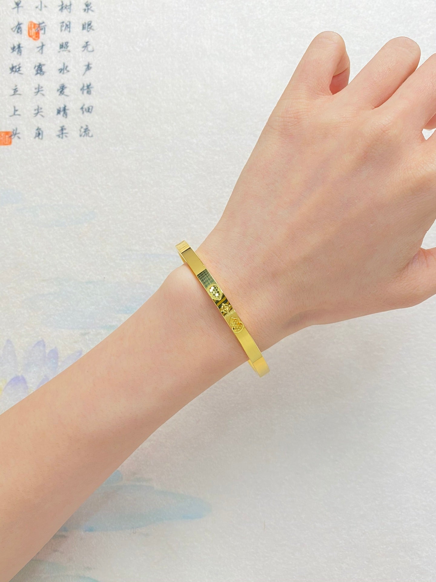 Brushed gourd patterned Bbracelet（62）