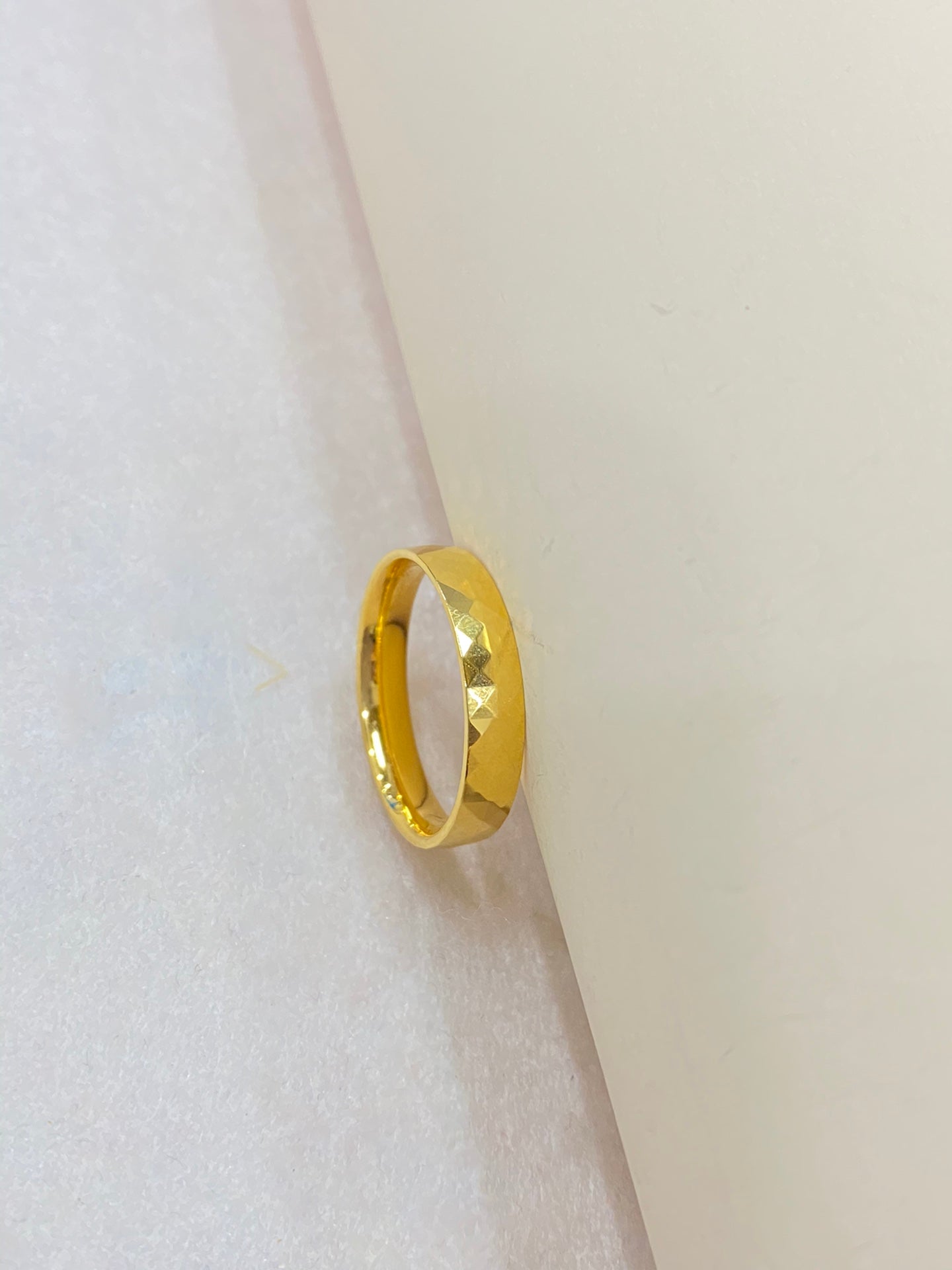 Mirror diamond ring