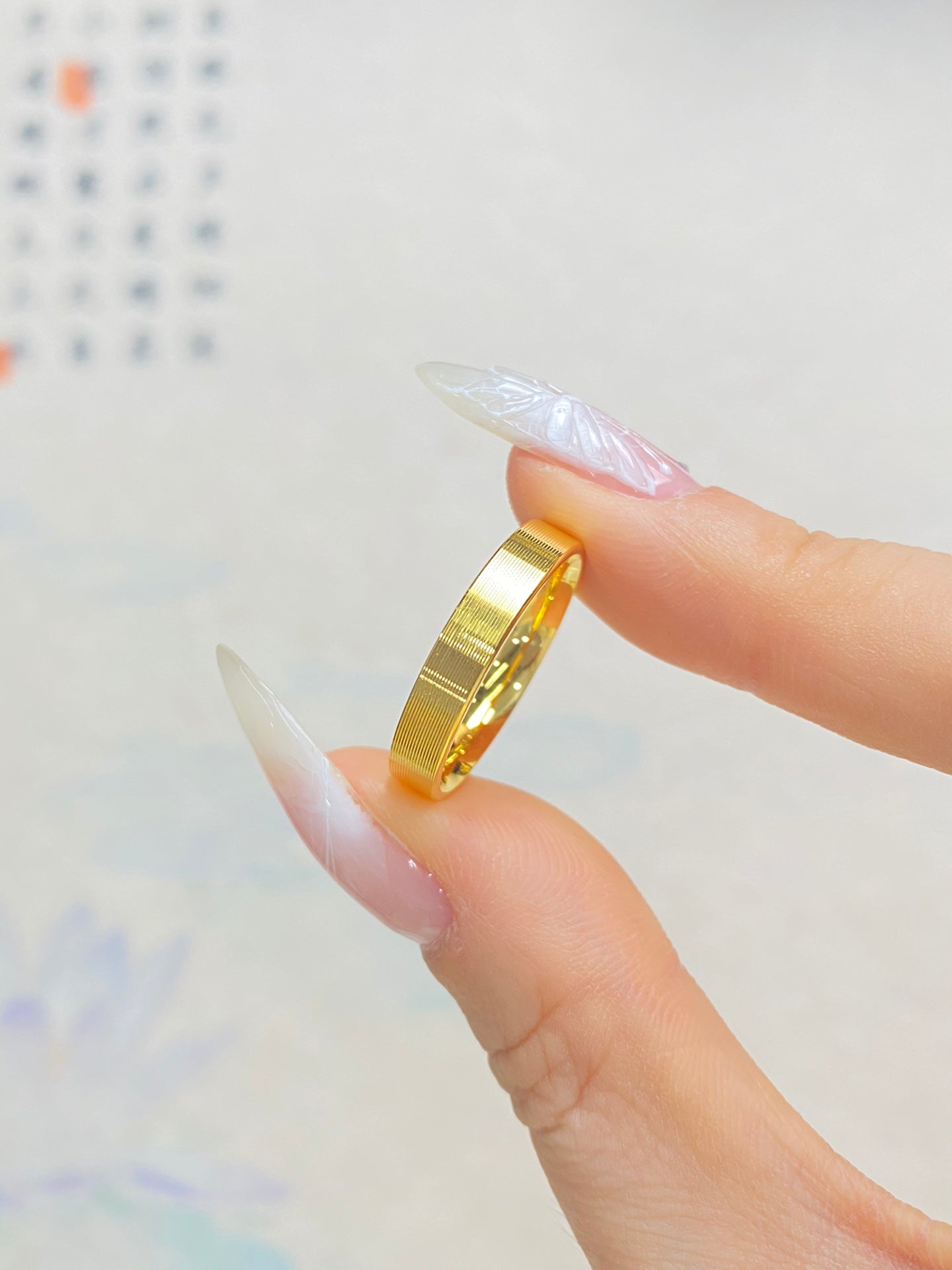 Strap Pattern ring