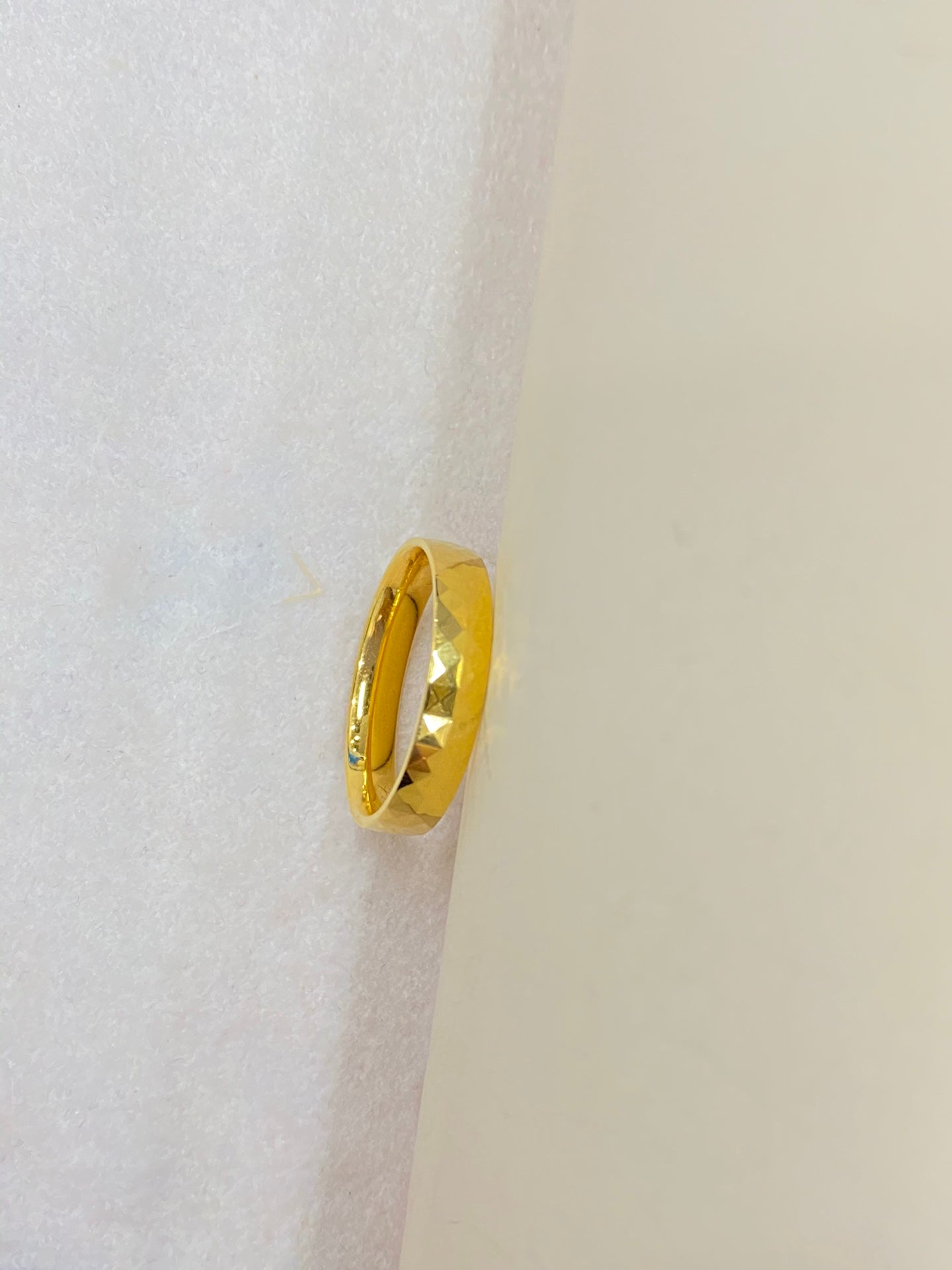 Mirror diamond ring
