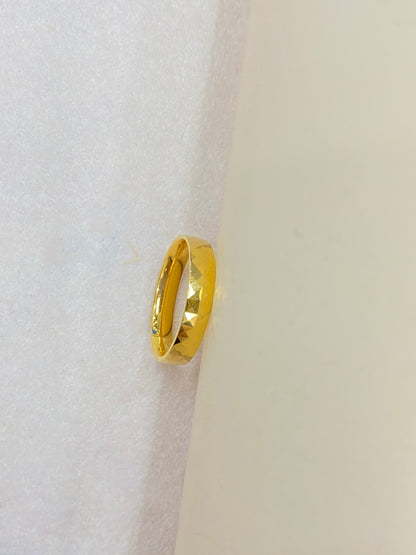 Mirror diamond ring