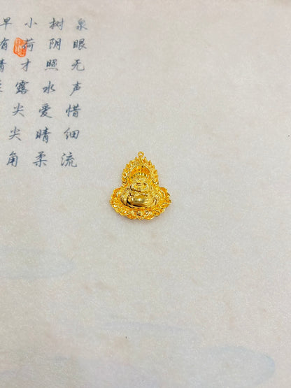 Flammen-Maitreya-Buddha-Anhänger