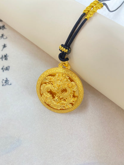 八宝龙吊坠