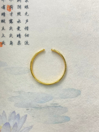Punch patterned bracelet