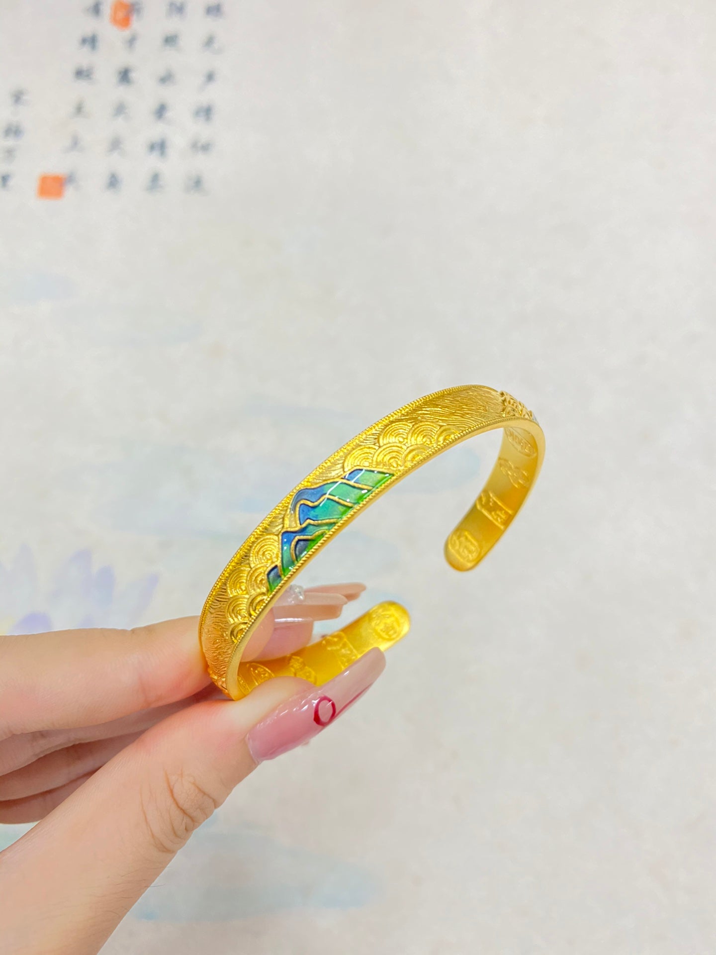 Tausend Li Flüsse und Berge Armband