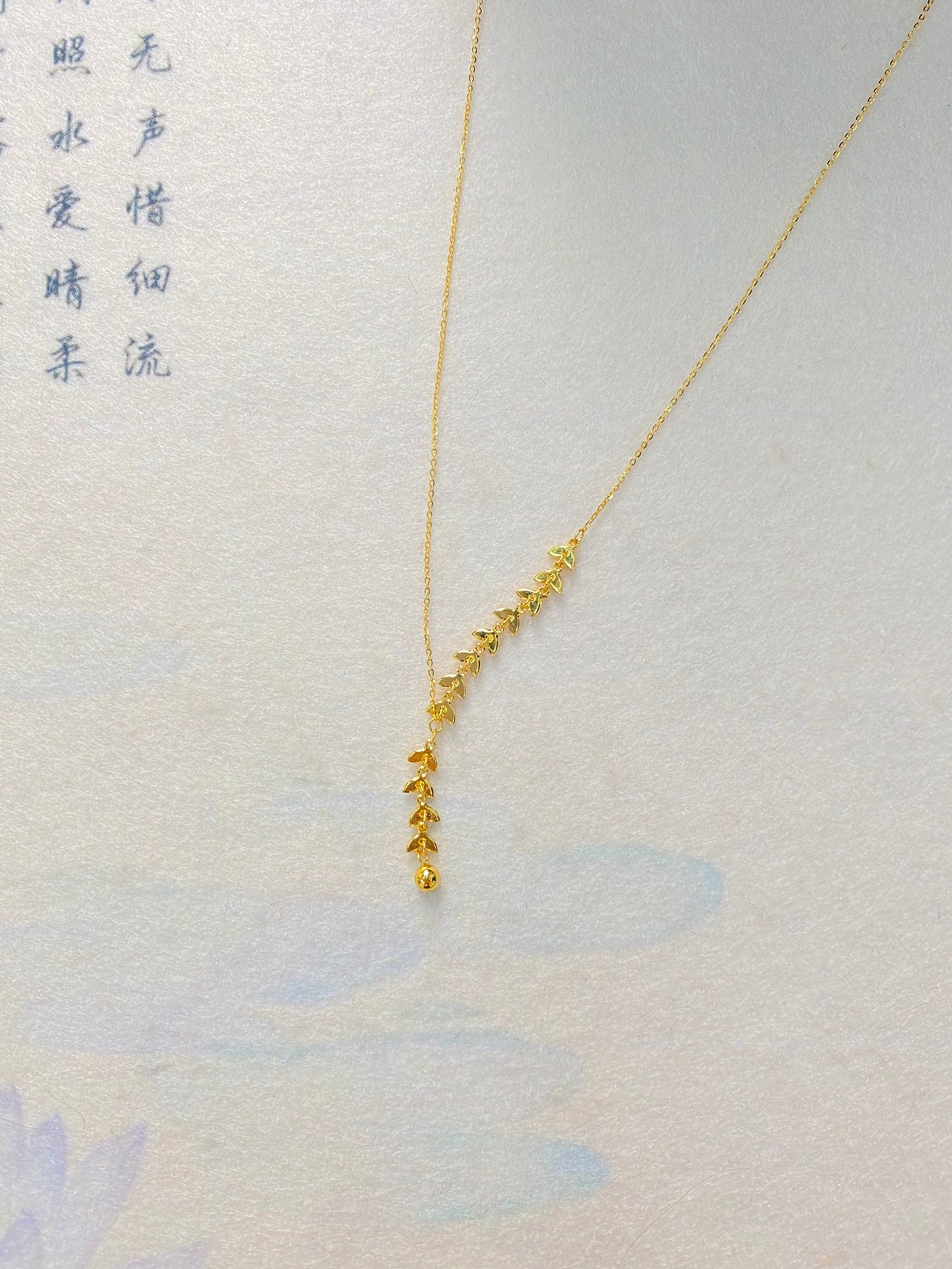 Wheat ear necklace