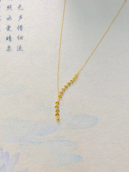 Wheat ear necklace