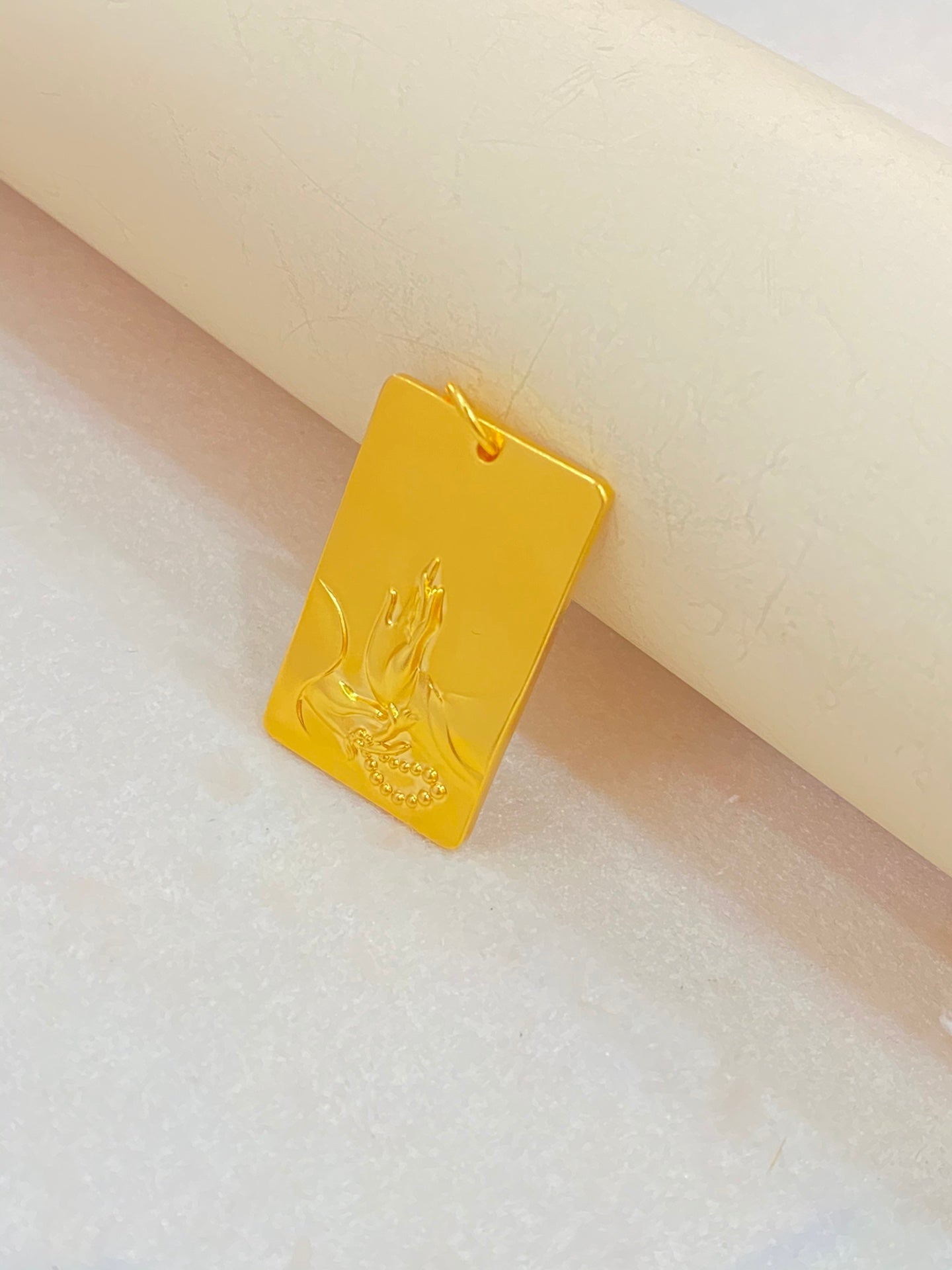Heart Sutra Buddha Hand Pendant