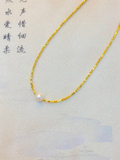 Pearl Gold Necklace