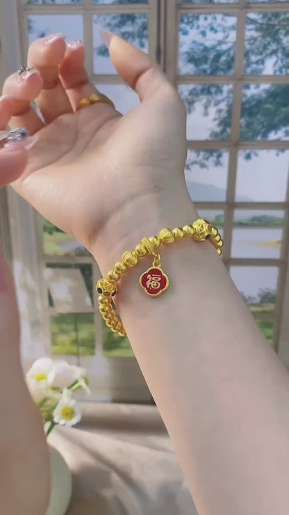 Fuyun enamel bracelet