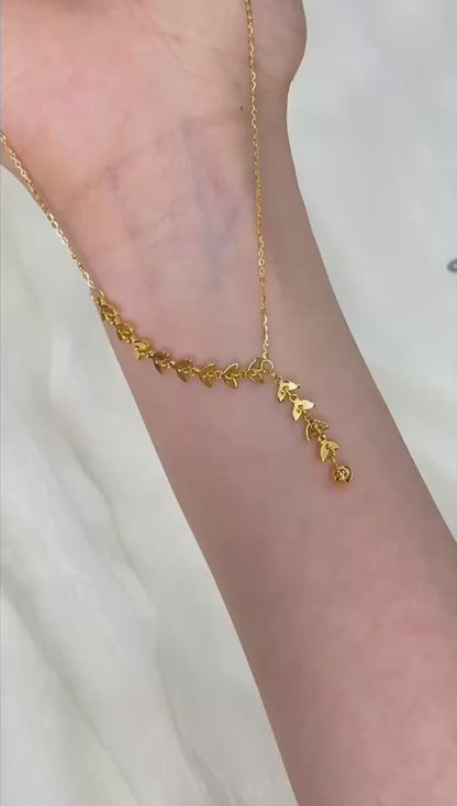 Wheat ear necklace
