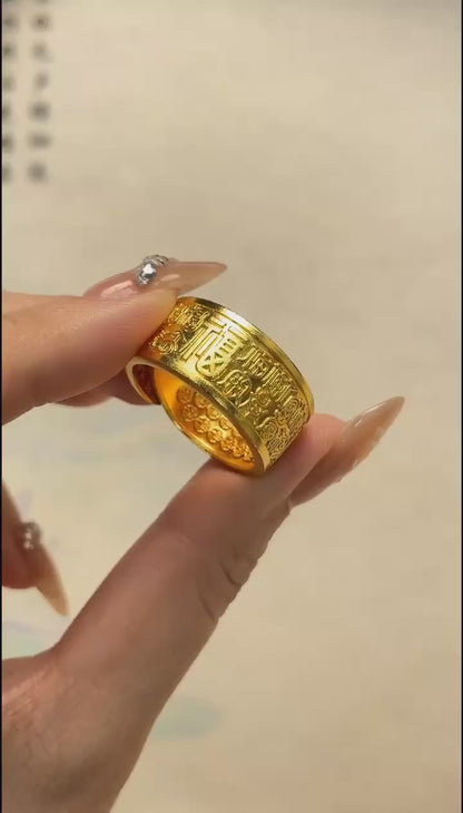 One hundred lucky rings