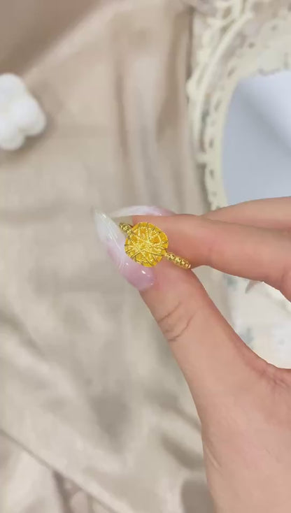 Square Sugar Cube Ring