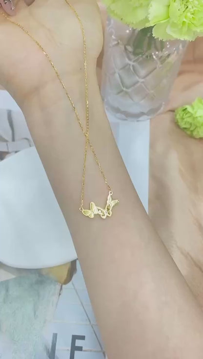 Elegant Butterfly Necklace
