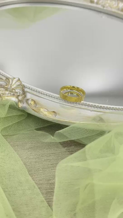 Four leaf clover ring