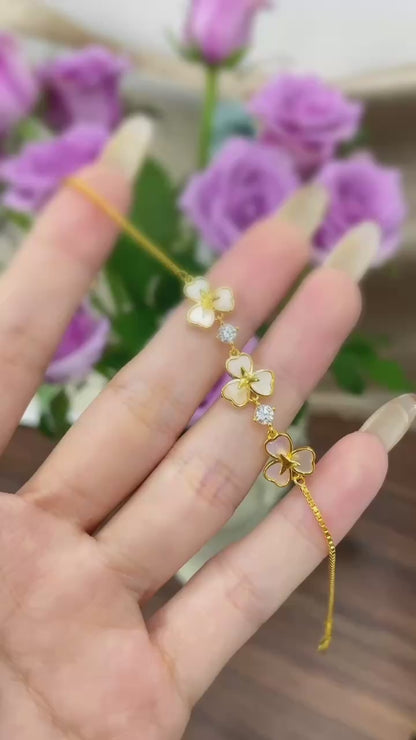 Sparkling Petal Fritillaria Bracelet