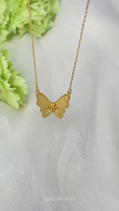 End of Year Dream Butterfly Necklace